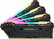 Corsair Vengeance RGB Pro 32GB DDR4 RAM cu 4 module (4x8GB) și Viteză 3200 pentru Desktop