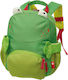 Sigikid Frog School Bag Backpack Kindergarten Green with Water Bottle Holder 5.2Liters