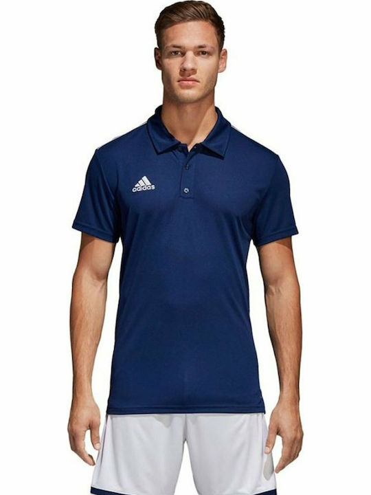 Adidas Core 18 Ανδρικό T-shirt Polo Navy