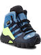 Adidas Παιδικά Μποτάκια Πεζοπορίας Terrex Mid Αδιάβροχα Trace Royal / Collegiate Navy / Solar Slime