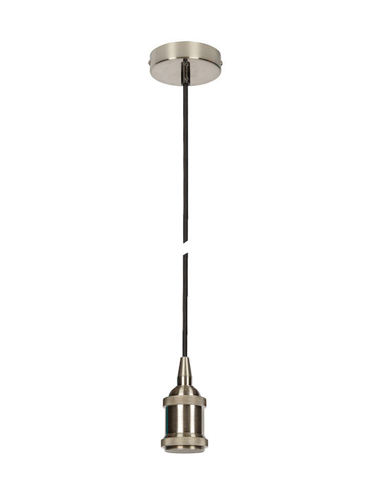 VK Lighting Lustră Argintiu cu Dulie E27 5x8cm.