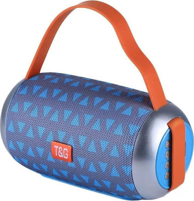 T&G Bluetooth Speaker 10W with Radio and Battery Life up to 4 hours Grey/Blue