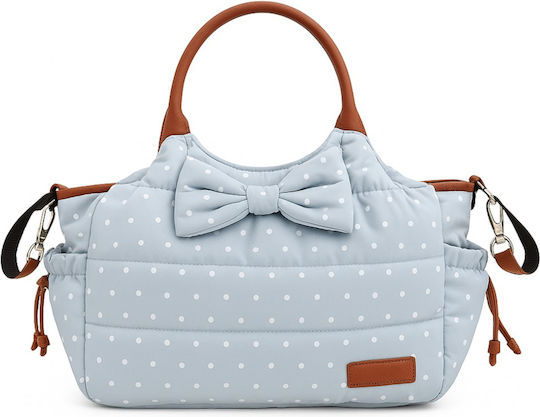 Kikka Boo Shoulder/Hand Diaper Bag Dotty Blue 43x13x42cm.