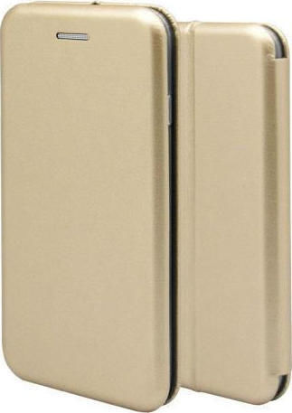 FLIP Book Δερματίνης Χρυσό (Galaxy S9)