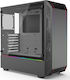 Phanteks Eclipse P350X Gaming Midi Tower Computer Case with Window Panel and RGB Lighting White