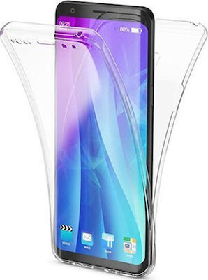 Front Back TPU Umschlag Rückseite Silikon Transparent (Galaxy A8 2018)