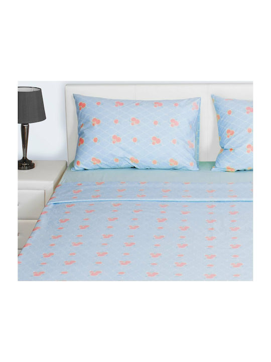 Fennel Bettbezug-Set Baumwolle Einzelbett mit K...