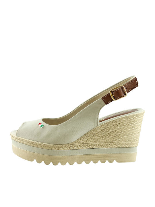 Ragazza Damenplattformen Beige