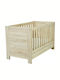 Babyhood Κούνια Junior Moka για Στρώμα 70x138cm