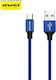 Awei Regular USB 2.0 to micro USB Cable Μπλε 2m (CL-28)