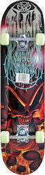 AMILA Skatebird Skull 7.87" Complete Shortboard Πολύχρωμο