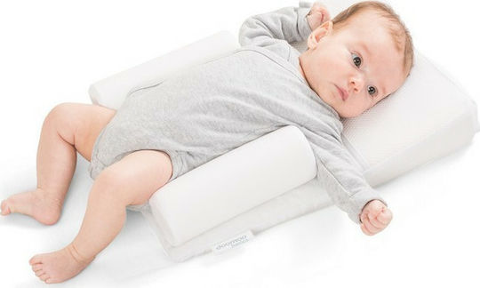 Doomoo Supreme Sleep Small Back Positioner Baby Bed Reducer Pillow White 42x31cm
