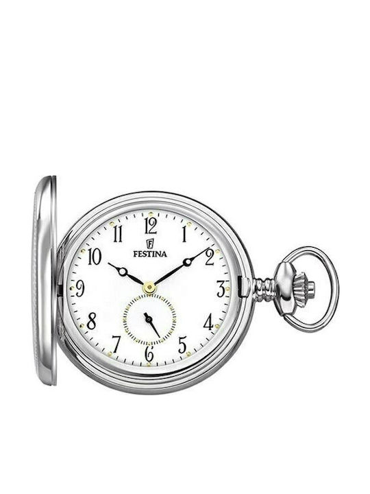 Festina Мъжки Джобен Часовник 48мм Хронограф На Батерия