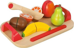 Simba Fruits & Vegetables Toy Fruits on Wooden Cutting Board made of Wood for 3+ Years Old 100003721