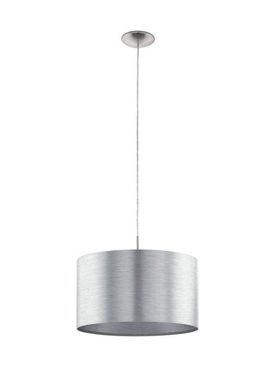 Eglo Saganto Pendant Light Single-Light for Socket E27 Silver