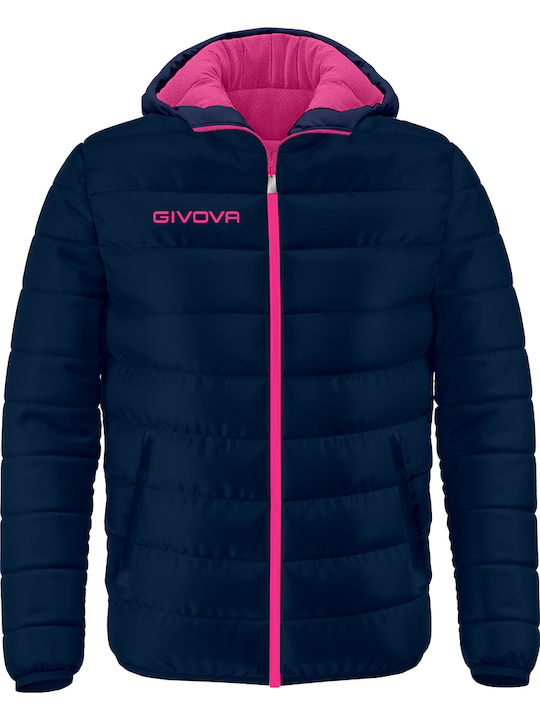 Givova Olanda Winter Jacke Puffer Blau