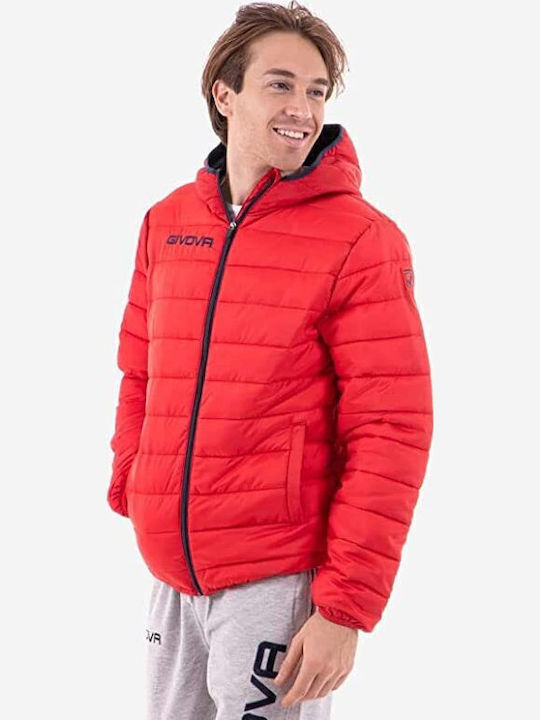 Givova Olanda Winter Jacke Puffer Rot
