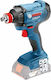 Bosch GDX 18V-180 Μπουλονόκλειδο Μπαταρίας 18V Solo με Υποδοχή 1/2" & 1/4"