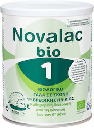 Novalac Milchnahrung Bio 1 für 0m+ 400gr