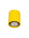 VK Lighting VK/03002/Y Μονό Σποτ με Ντουί GU10 σε Κίτρινο Χρώμα