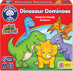 Board Game Toys Dinosaur Dominoes Mini for 3-5 Players 2+ Years Old (EN) Orchard