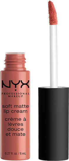 NYX Professional Makeup Soft Matte Lip Cream Long Lasting Liquid Lipstick Matte 19 Cannes 8ml