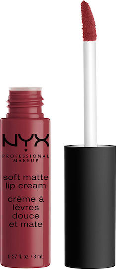 NYX Professional Makeup Soft Matte Lip Cream Long Lasting Liquid Lipstick Matte 25 Budapest 8ml