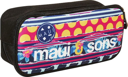 Maui & Sons Pencil Case with 1 Compartment Multicolored