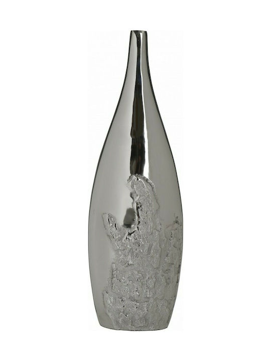 Inart Vază Decorativă Aluminiu Argint 16x8x49cm 1buc