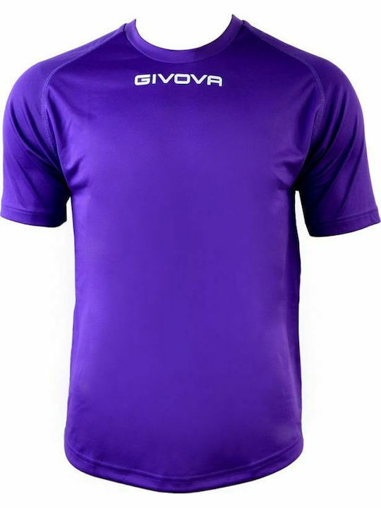 Givova One Sportliches T-Shirt Lila