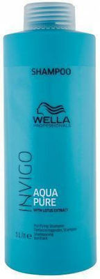 Wella Invigo Balance Aqua Pure Σαμπουάν Βαθύ Καθαρισμού για Λιπαρά Μαλλιά 1000ml