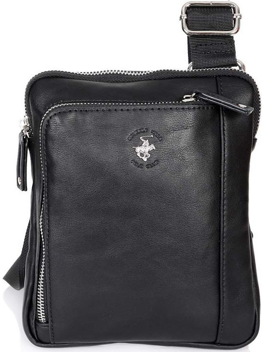 Leather Men's Bag Shoulder / Crossbody Black