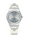 Swatch Pretty In White Часовник с Бял Каучукова Каишка