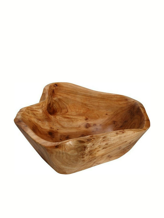 Espiel Wooden Decorative Bowl 23x22x9cm