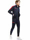 Tuta Revolution Football Tracksuit Glossy with Elastic Navy Blue