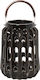 Espiel Ceramic Lantern Brown 20cm