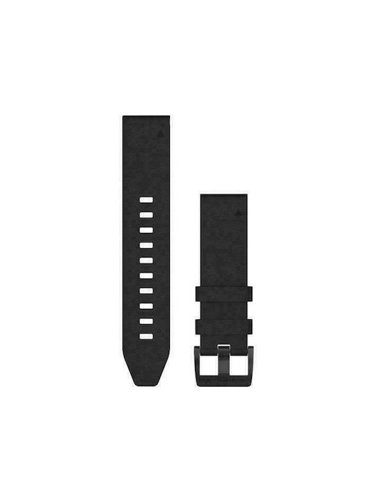 Garmin Quickfit 22 Λουράκι Δερμάτινο Μαύρο (Fen...