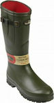 Percussion Sologne Neoprene Hunting Wellies Waterproof Khaki