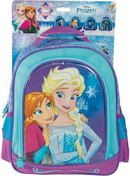 Διακάκης Frozen Σχολική Τσάντα Πλάτης Νηπιαγωγείου σε Γαλάζιο χρώμα Μ27 x Π10 x Υ31εκ