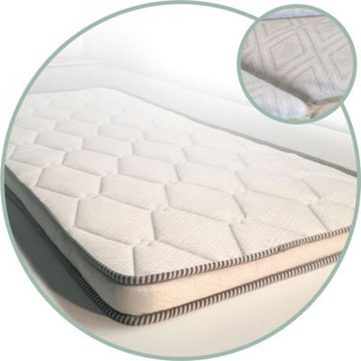 Achaia Strom Double Foam Mattress Topper Top Silver 150x200x6cm