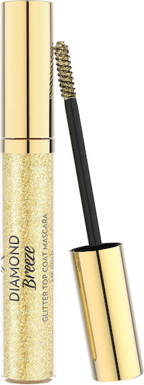 Golden Rose Diamond Breeze Glitter Top Coat 24K Gold Маскара за Дължина Черно 11мл