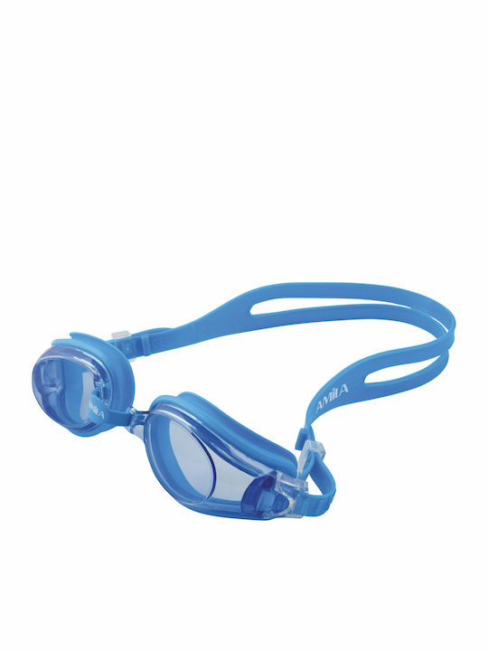 Amila KOR-60AF Γυαλιά Κολύμβησης Ενηλίκων με Αντιθαμβωτικούς Φακούς