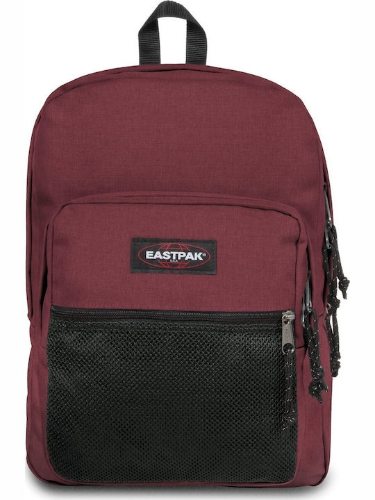 Eastpak Pinnacle Crafty Wine Σχολική Τσάντα Πλάτης Γυμνασίου - Λυκείου σε Μπορντό χρώμα 38lt