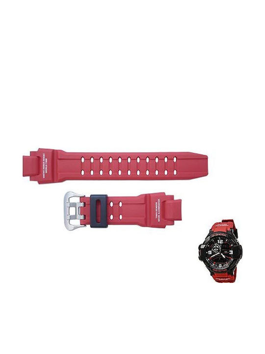 Casio G-shock Καουτσούκ Λουράκι Κόκκινο 22mm