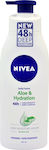 Nivea Aloe & Hydration 48h Ενυδατική Lotion Ανάπλασης Σώματος με Aloe Vera 400ml