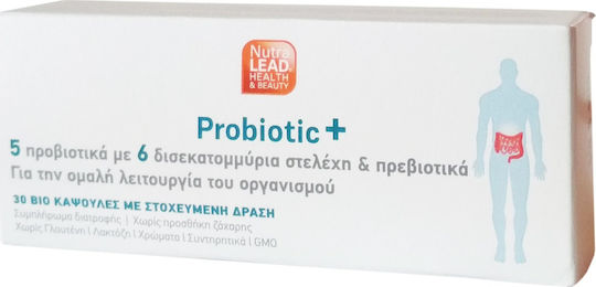 Pharmalead Probiotic+ με Προβιοτικά και Πρεβιοτικά 30 κάψουλες