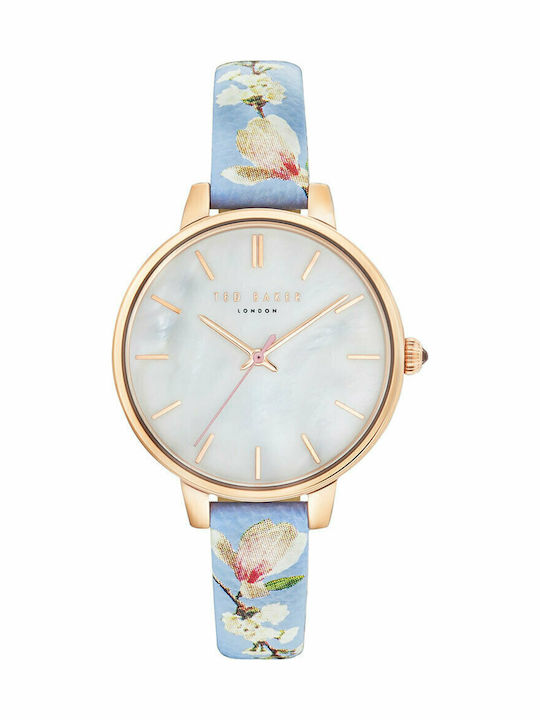 Ted Baker Kate Ρολόι Μπαταρίας με Δερμάτινο Λουράκι