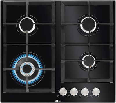 AEG Autonomous Cooktop with Liquid Gas Burners 59x52cm