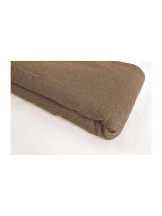 PLAIN COTTON FABRIC 150X10M (BROWN)