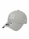 New Era Kids' Hat Jockey Fabric New York Yankees 9 Forty Gray
